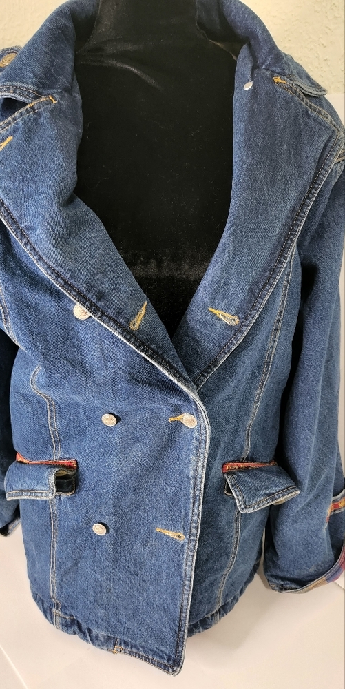 Vintage 1980s Arizona Jean Co Denim Jacket Size 12/14